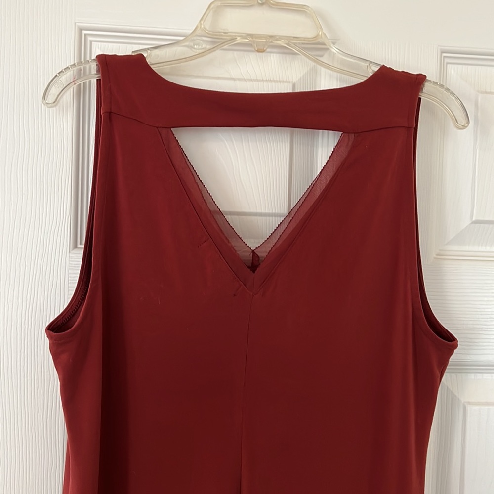 🌻Banana Republic Rust V neck Dress🌻 - Picture 3 of 9